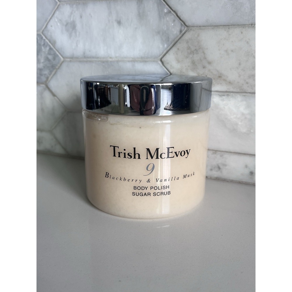 Trish McEvoy 9 Blackberry Vanilla Musk Body Polish Sugar Scrub 18.5 oz